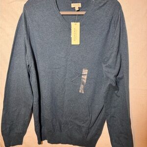 Kohl's Men's V-Neck Blue Sweater